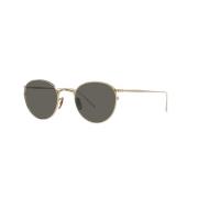 Oliver Peoples G. Ponti-4 Sunglasses Soft Gold/Carbon Grey Yellow, Uni...