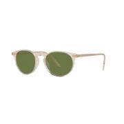 Oliver Peoples Riley SUN Solglasögon Buff/Grön Green, Unisex