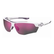 Under Armour Yard Dual Sunglasses White Violet/Pink White, Unisex