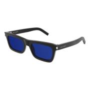 Saint Laurent Black/Blue Sunglasses Betty SL 465 Black, Dam