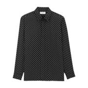 Saint Laurent Casual Shirts Black, Herr