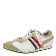 Dolce & Gabbana Pre-owned Pre-owned Laeder sneakers Beige, Dam