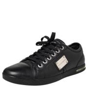 Dolce & Gabbana Pre-owned Pre-owned Laeder sneakers Black, Dam