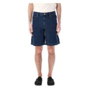A.p.c. Stiliga Denim Shorts för Män Blue, Herr