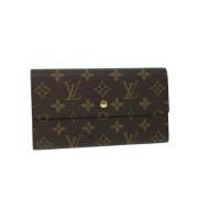 Louis Vuitton Vintage Pre-owned Belagd canvas plnbcker Brown, Dam