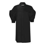 Sacai Shirt Dresses Black, Dam
