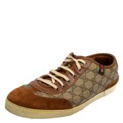 Gucci Vintage Pre-owned Laeder sneakers Brown, Dam