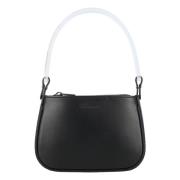 Blumarine Svart Mini PVC-handväska med Transparent Handtag Black, Dam
