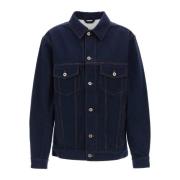 Burberry Denim Jacka Blue, Dam