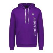 le coq sportif BAT Hoodie Sweatshirt Purple, Herr