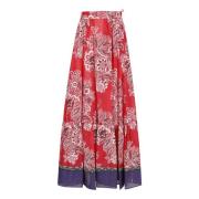 Etro Maxi Skirts Red, Dam