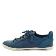 Louis Vuitton Vintage Pre-owned Laeder sneakers Blue, Dam