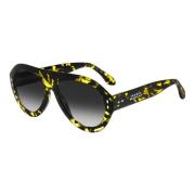 Isabel Marant Yellow Havana Sunglasses Multicolor, Dam