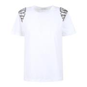 Alberta Ferretti T-Shirts White, Dam