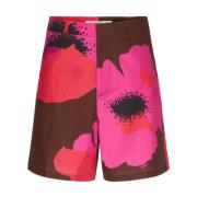 Valentino Garavani Blommig Bomullsshorts Multicolor, Herr