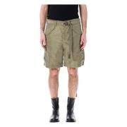 Sacai Cargo Nylon Shorts Green, Herr