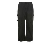 Our Legacy Cropped Trousers Black, Dam