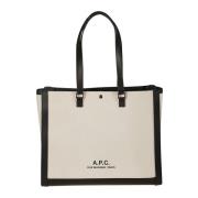 A.p.c. Camille Tote Väska Axel White, Dam