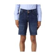 Jeckerson Denim Shorts Blue, Herr