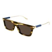 Gucci Havana/Brown Sunglasses Multicolor, Herr