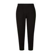 Moncler Cropped Trousers Black, Dam