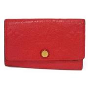 Louis Vuitton Vintage Pre-owned Laeder nyckelhllare Red, Dam