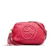 Gucci Vintage Pre-owned Laeder axelremsvskor Red, Dam