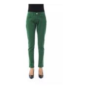 Byblos Slim-fit Jeans Green, Dam