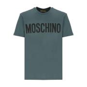 Moschino T-Shirts Green, Herr