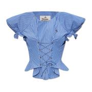 Vivienne Westwood ‘Kate’ randig skjorta Blue, Dam