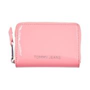 Tommy Jeans Zip-Around Plånböcker Korthållare Pink, Dam