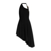 Versace Jeans Couture Asymmetrisk klänning Black, Dam