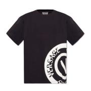 Versace Jeans Couture T-shirt med logotyp Black, Herr