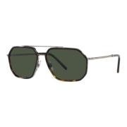 Dolce & Gabbana Bronze Havana/Green Solglasögon Green, Herr