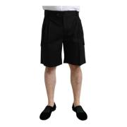 Dolce & Gabbana Long Shorts Black, Herr