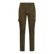 Guess Wide Trousers Green, Herr