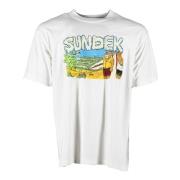 Sundek T-Shirts White, Herr