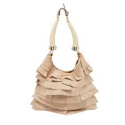 Yves Saint Laurent Vintage Pre-owned Mocka axelremsvskor Beige, Dam