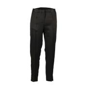 Gaudi Wide Trousers Black, Dam