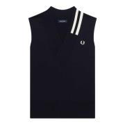 Fred Perry Sleeveless Tops Blue, Herr