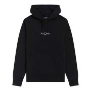 Fred Perry Hoodies Black, Herr