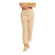 Volcom Wide Trousers Beige, Dam