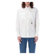 Palm Angels Casual Shirts White, Herr