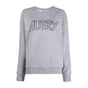 Autry Melange Sweatshirt Icon Kvinnor Gray, Dam