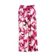 Deha Cropped Trousers Pink, Dam