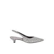 Silvian Heach Glitter slingback pumps Gray, Dam