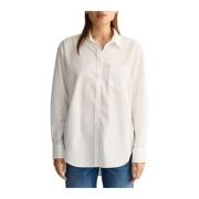 Gant Blouses Shirts White, Dam