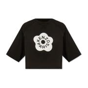 Kenzo T-shirt med logotyp Black, Dam
