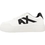 Armani Exchange Stiliga Dam Sneakers White, Dam