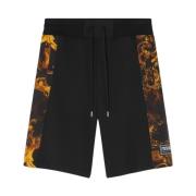 Versace Jeans Couture Vattenfärg Couture Shorts Black, Herr